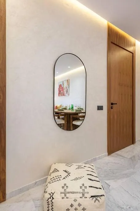 Contemporary Luxe, Heart Of Gueliz Fibre Optq Iptv Apartment Marrakesh