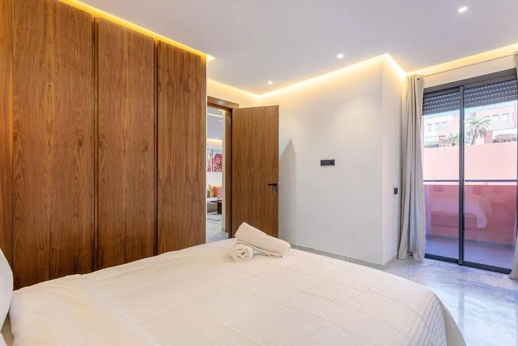 Contemporary Luxe, Heart Of Gueliz Fibre Optq Iptv Apartman Marrákes Marokkó